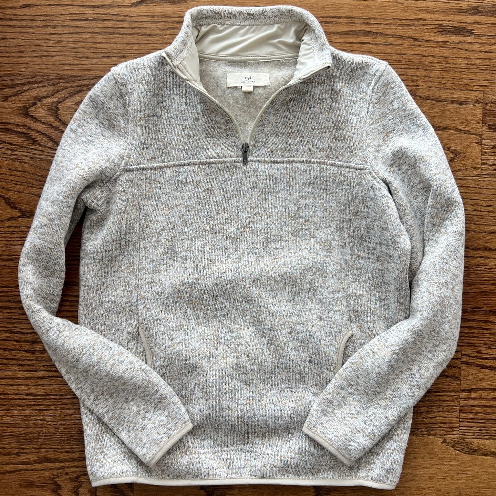 SALE!! Thread + Supply women’s oatmeal quarter-zip, size M